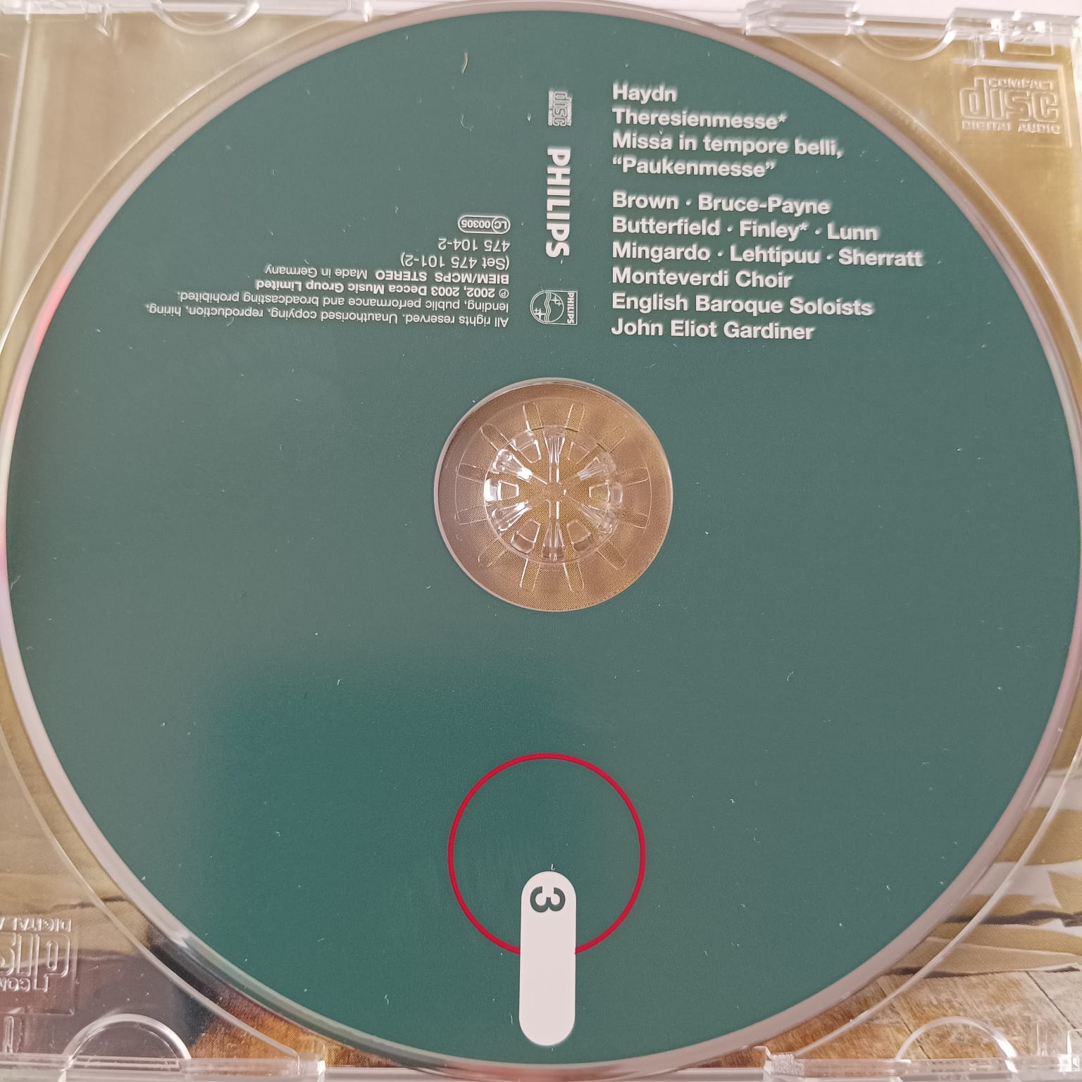 CD Haydn - 6 Great Masses - Reg: John Eliot Gardiner - Triplo Importado (3CDs) - Imagem 6