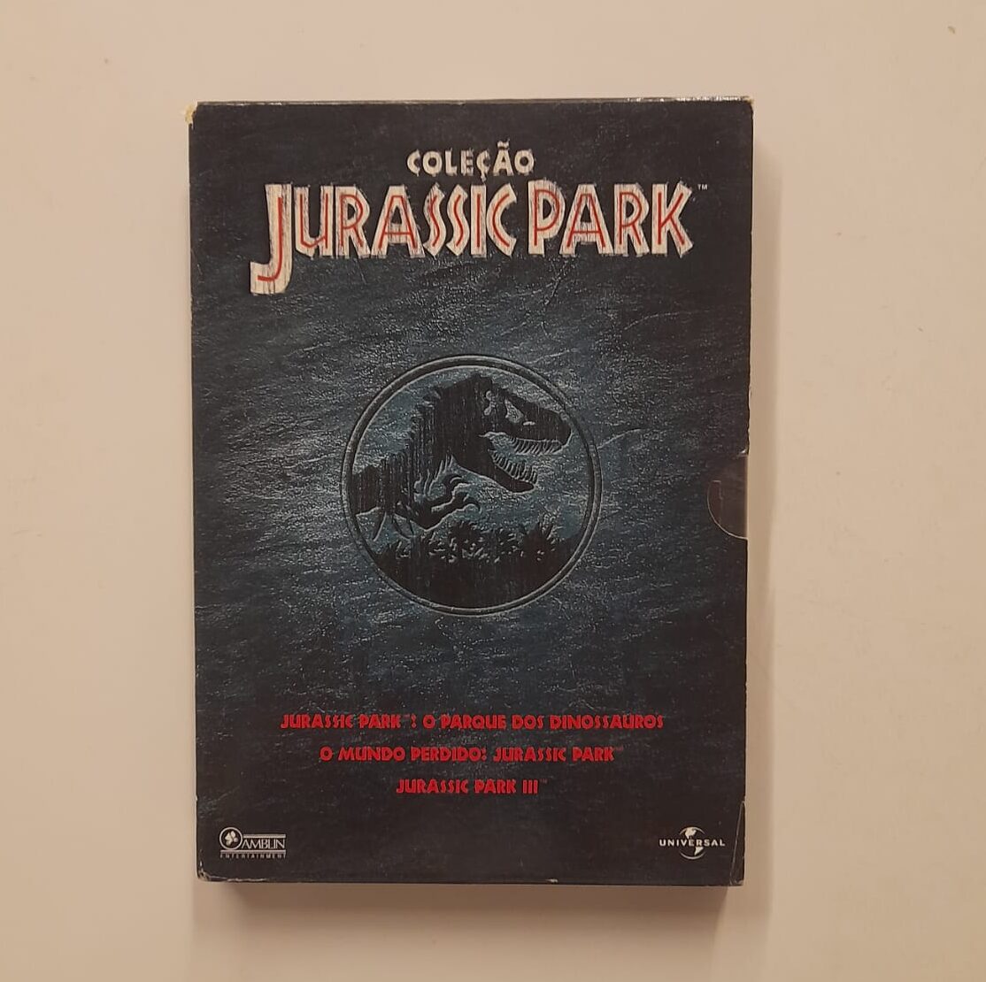 DVD Coleção Jurassic Park (3 DVDs)