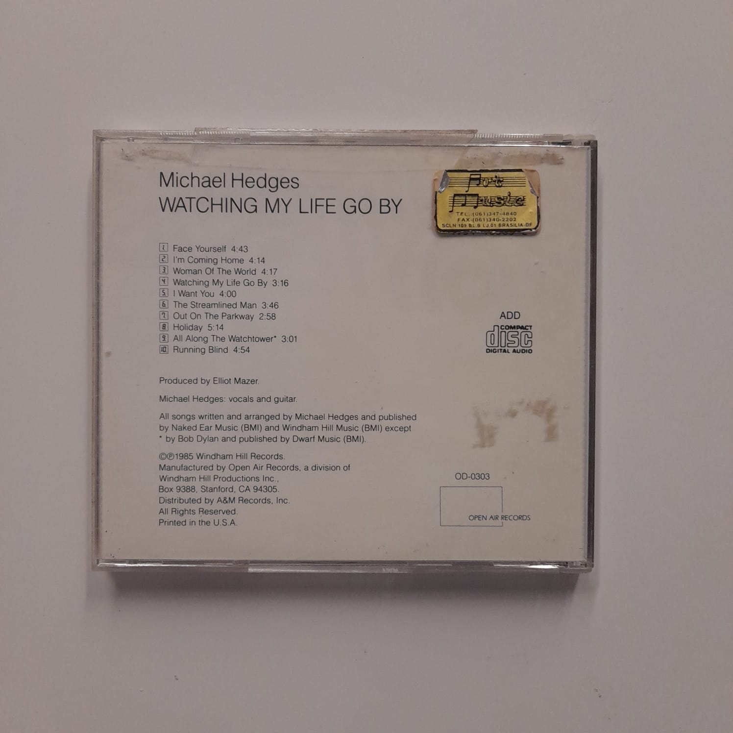CD Michael Hedges – Watching My Life Go By - Importado - Imagem 2
