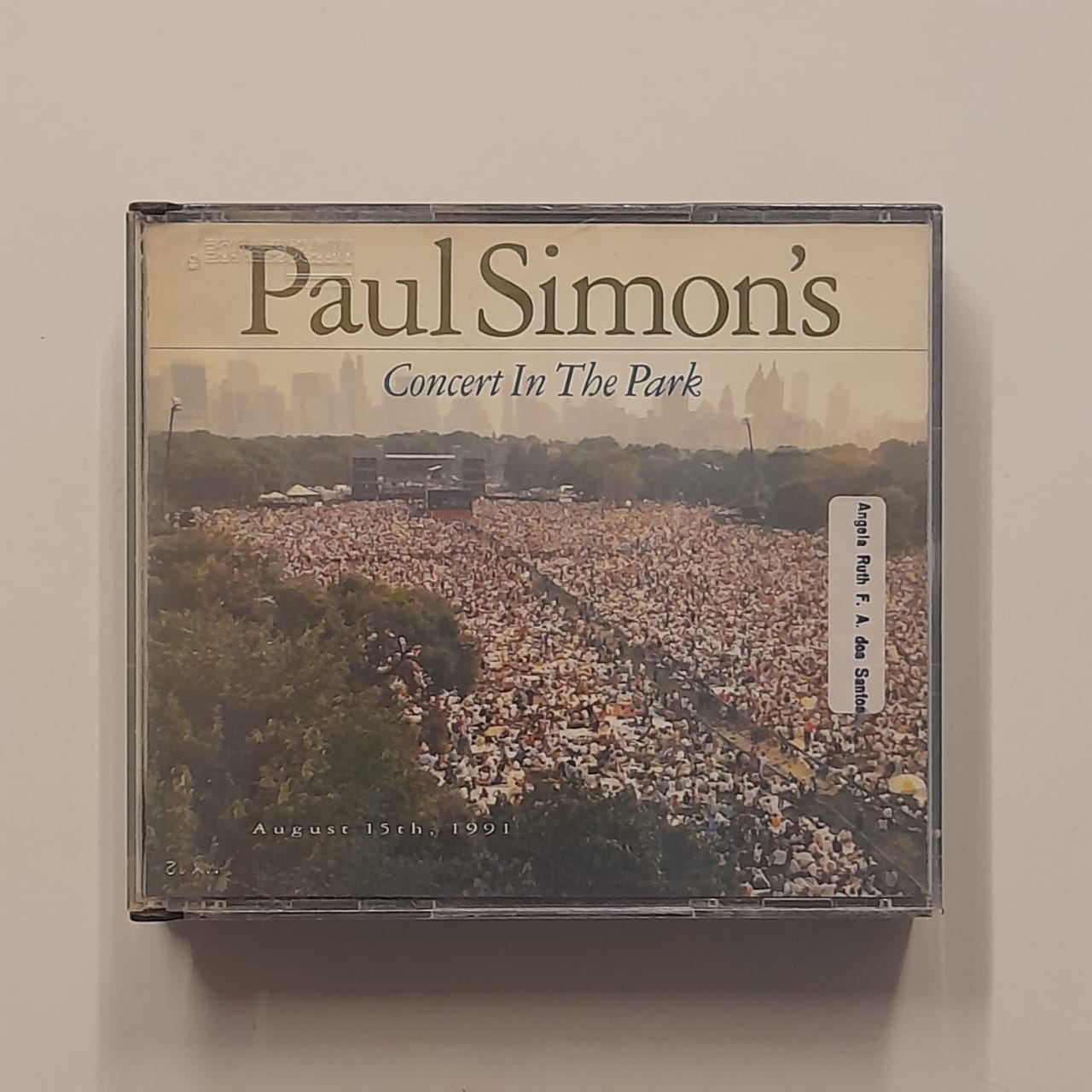 CD Paul Simon – Concert In The Park - Duplo