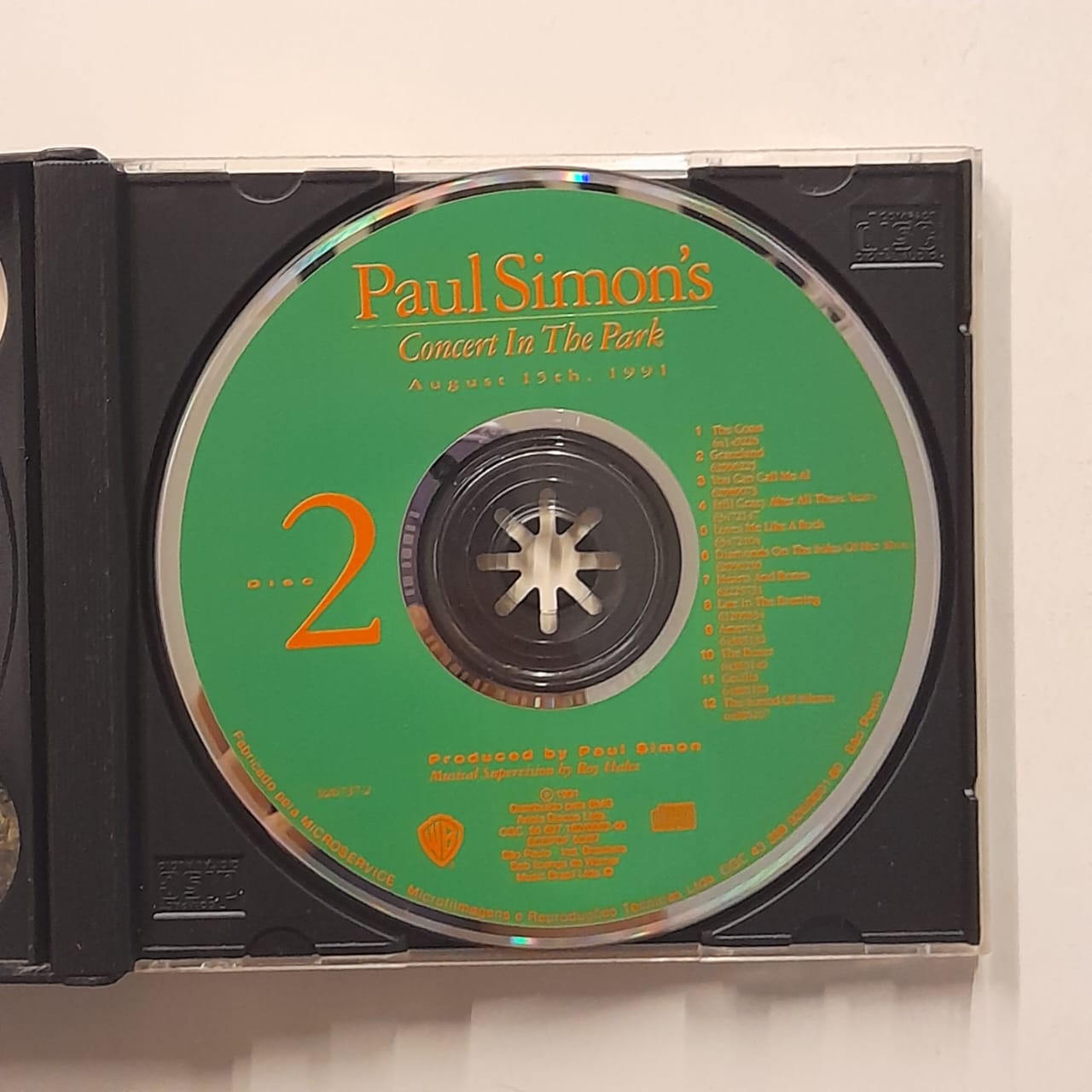 CD Paul Simon – Concert In The Park - Duplo - Imagem 4