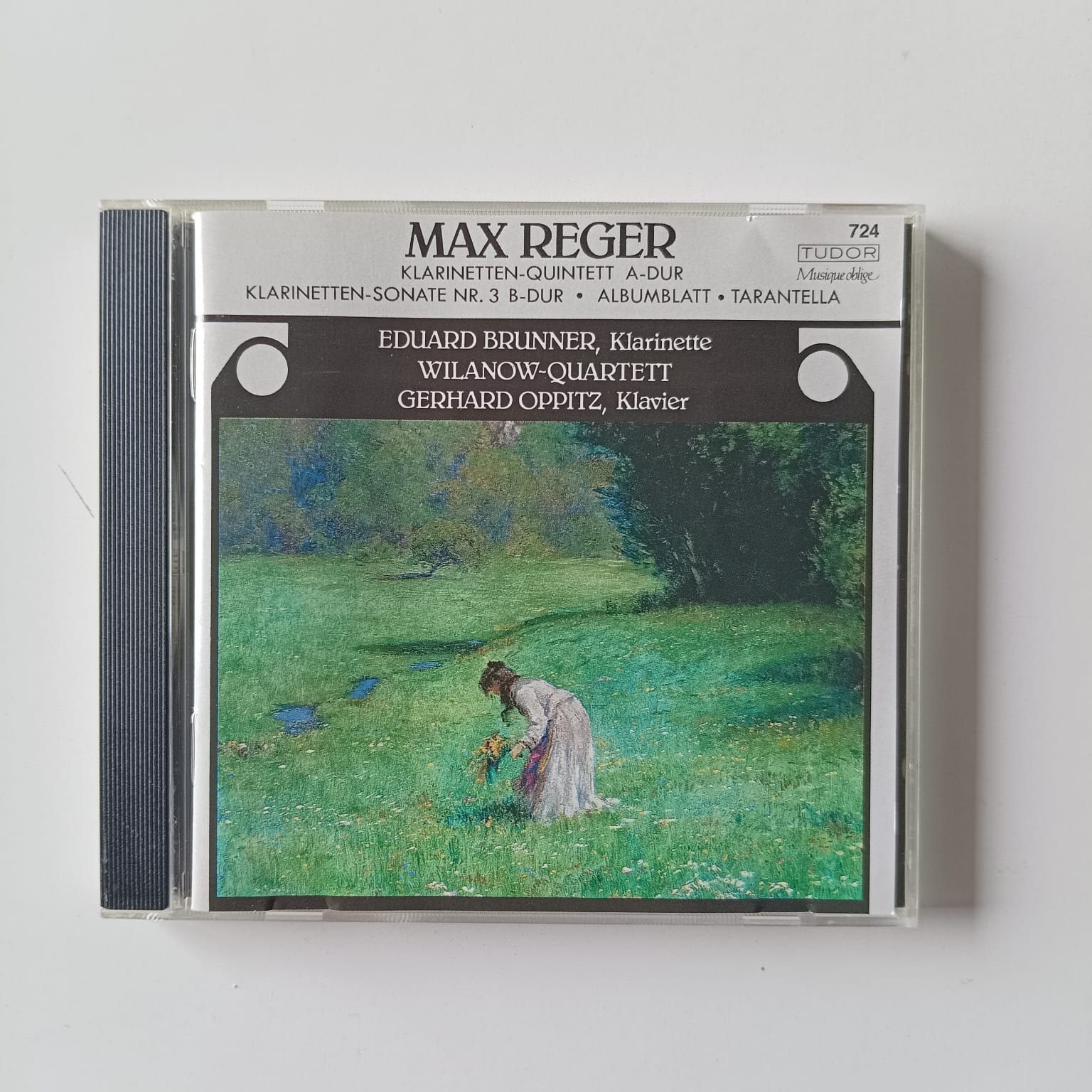 CD Reger - Clarinet Quintet - Eduard Brunner - Importado