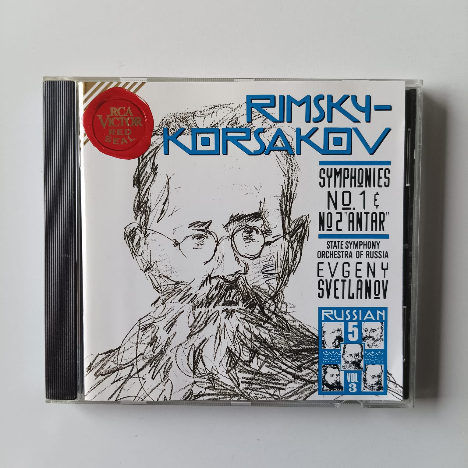 CD Rimsky-Korsakov - Symphonies Nos. 1 & 2 "Antar" - Reg: Evgeny Svetlanov - Importado