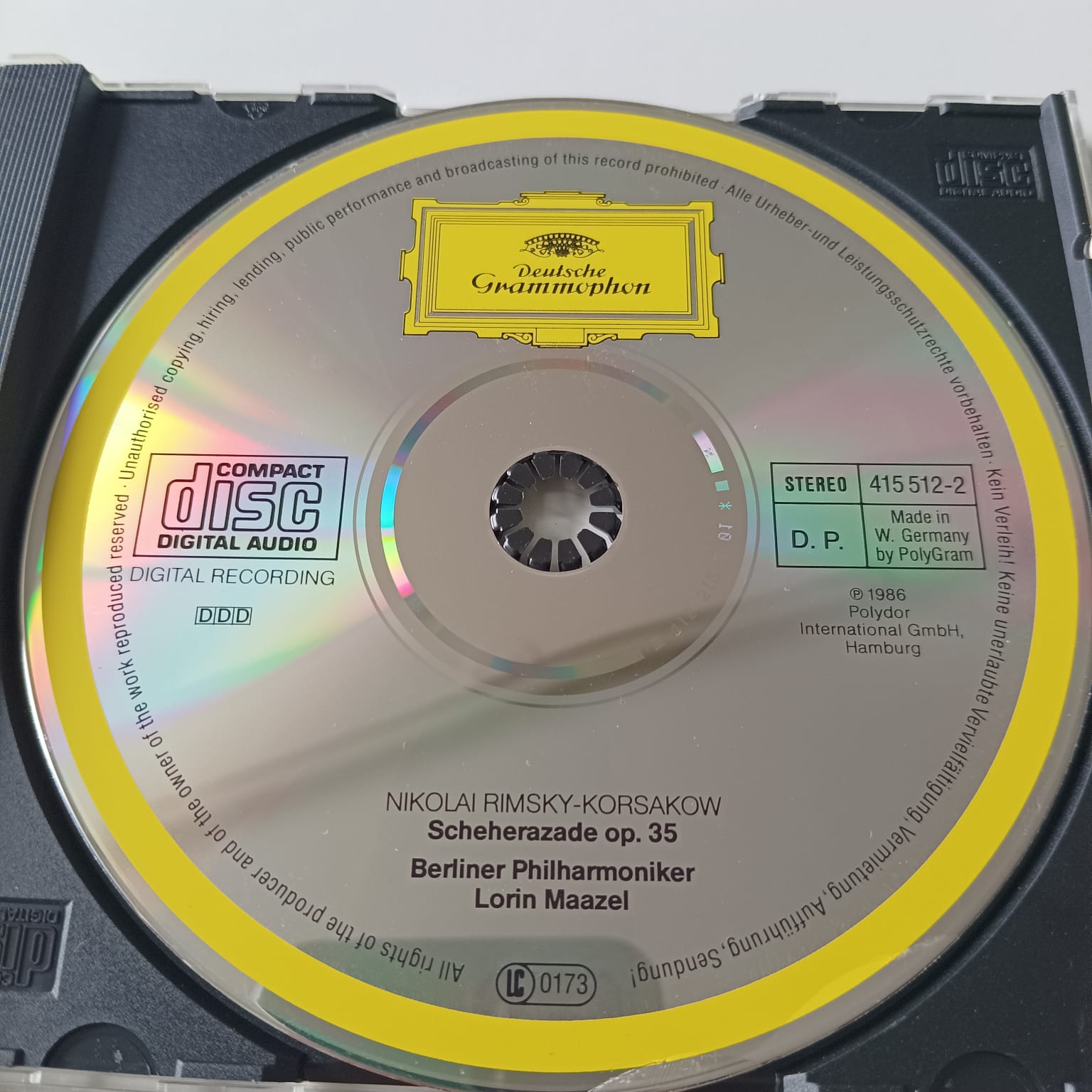 CD Rimsky-Korsakov - Scheherazade - Reg: Lorin Maazel - Importado - Imagem 3