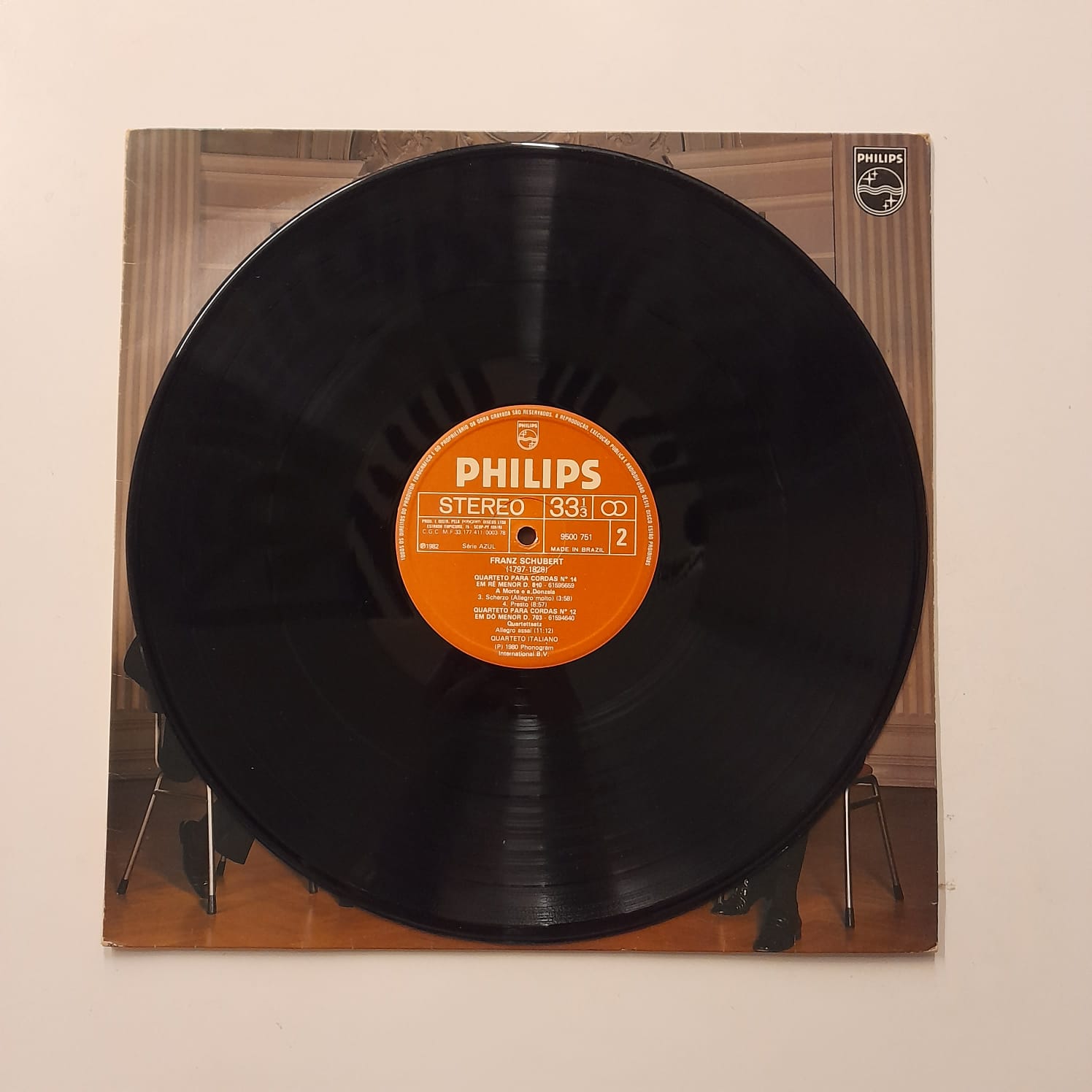 LP Schubert - Der Tod Und Das Mädchen - Quarteto Italiano - Imagem 4