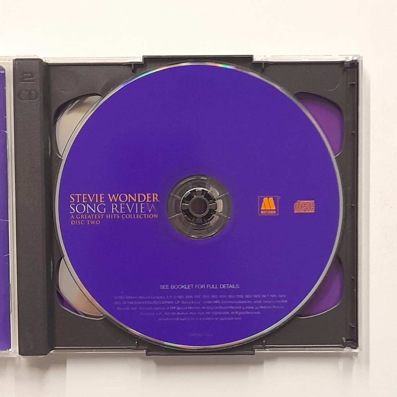 CD Stevie Wonder – Song Review (A Greatest Hits Collection) - Duplo Importado - Imagem 3
