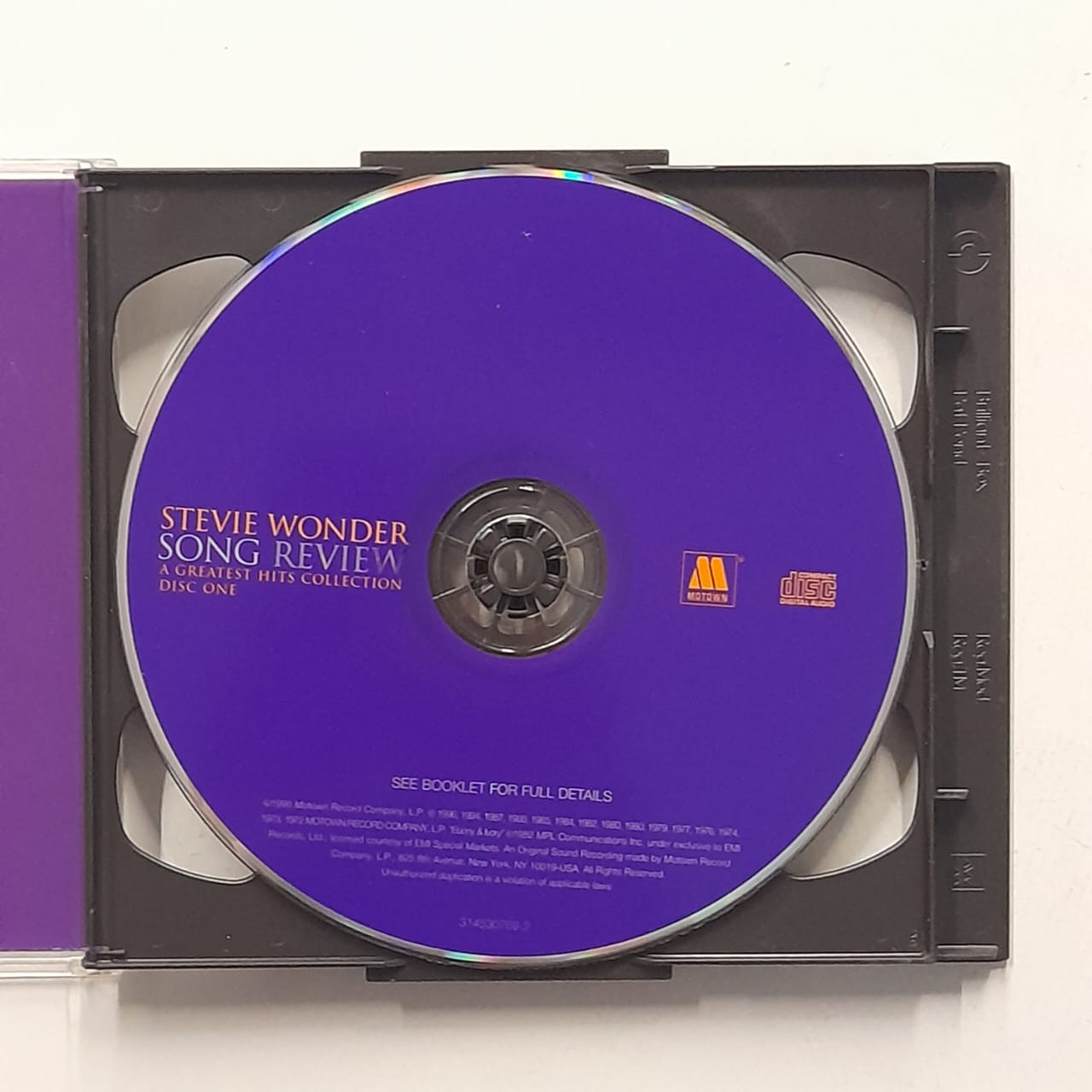 CD Stevie Wonder – Song Review (A Greatest Hits Collection) - Duplo Importado - Imagem 4