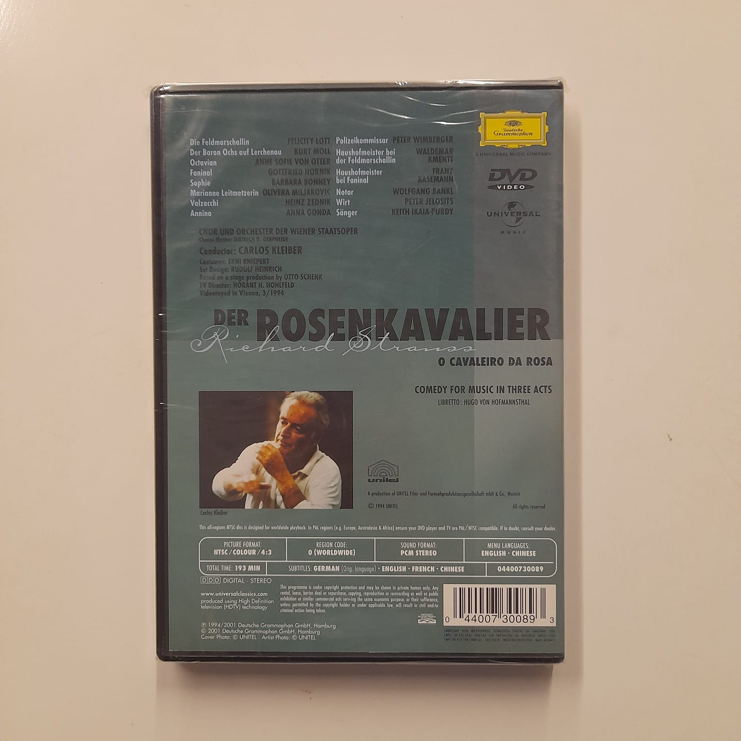 DVD Strauss – O Cavaleiro da Rosa - Duplo Lacrado - Imagem 2