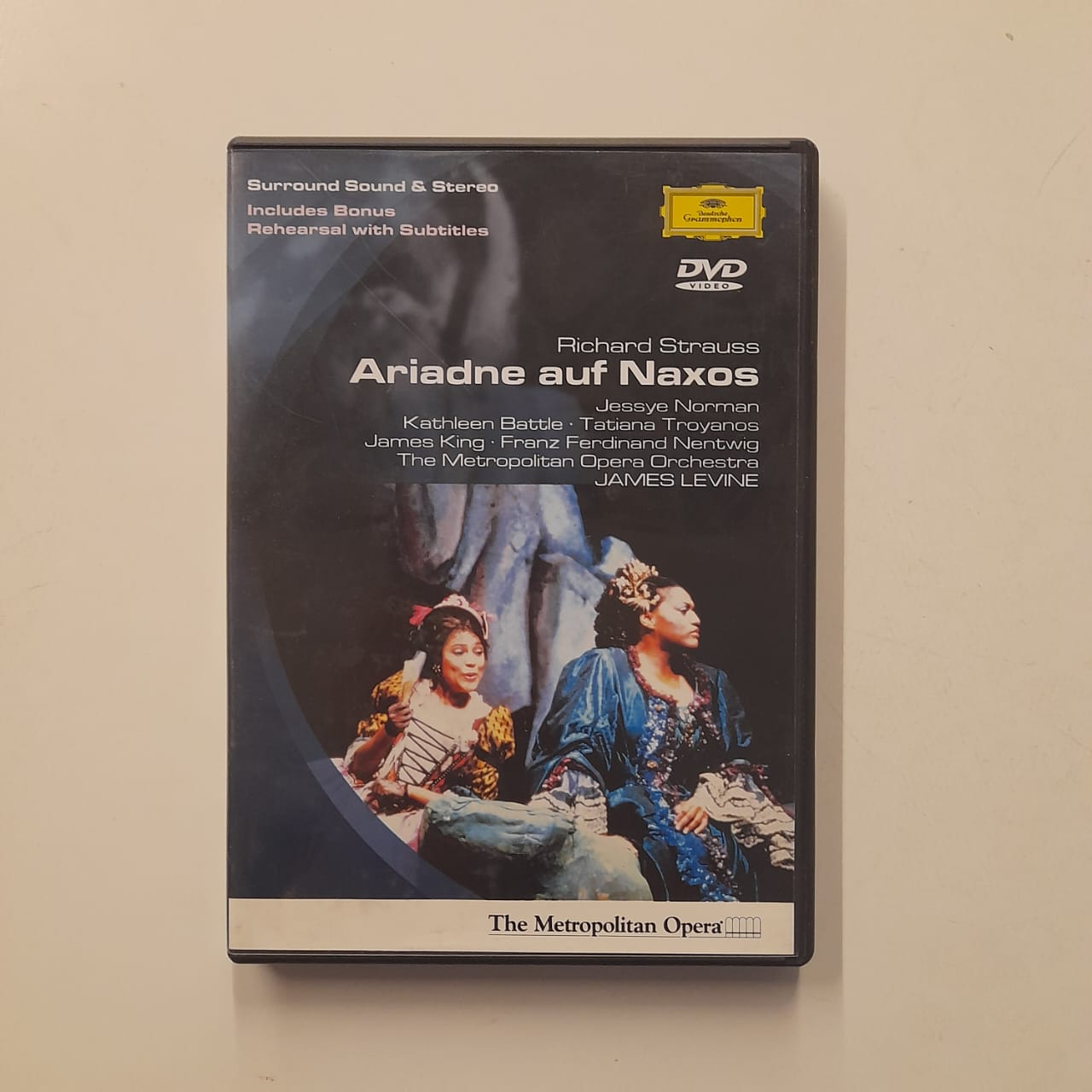 DVD Strauss - Adriadne auf Naxos - Reg: James Levine