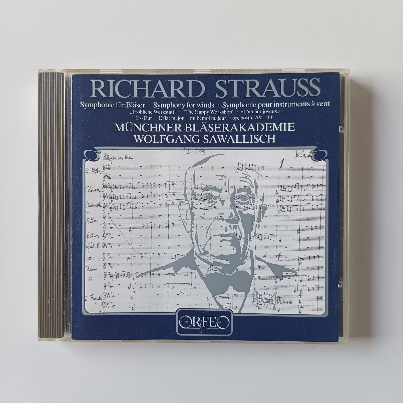 CD Strauss - Symphonie Für Bläser - Reg: Wolfgang Sawallisch - Importado