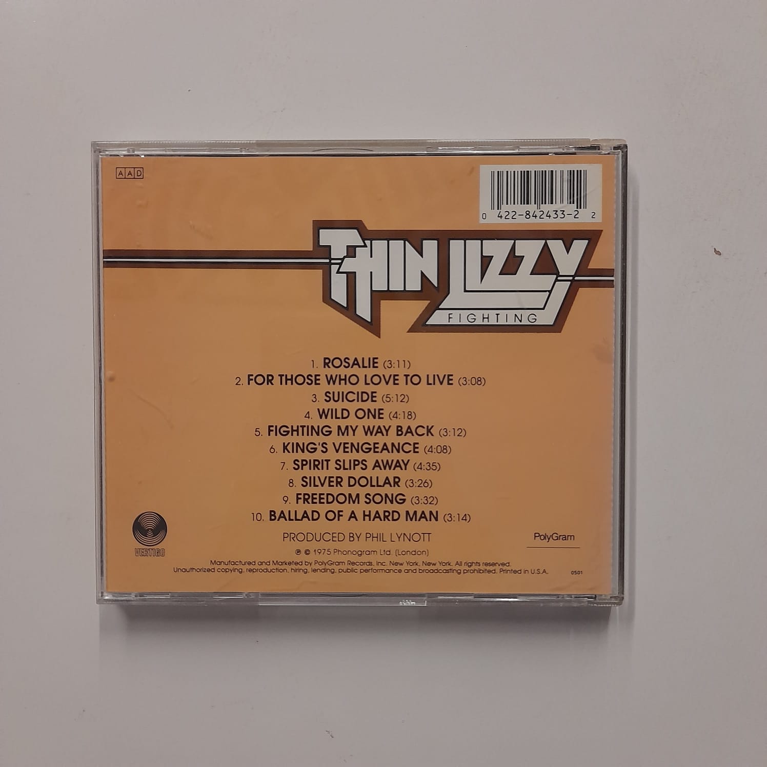 CD Thin Lizzy – Fighting - Importado - Imagem 2