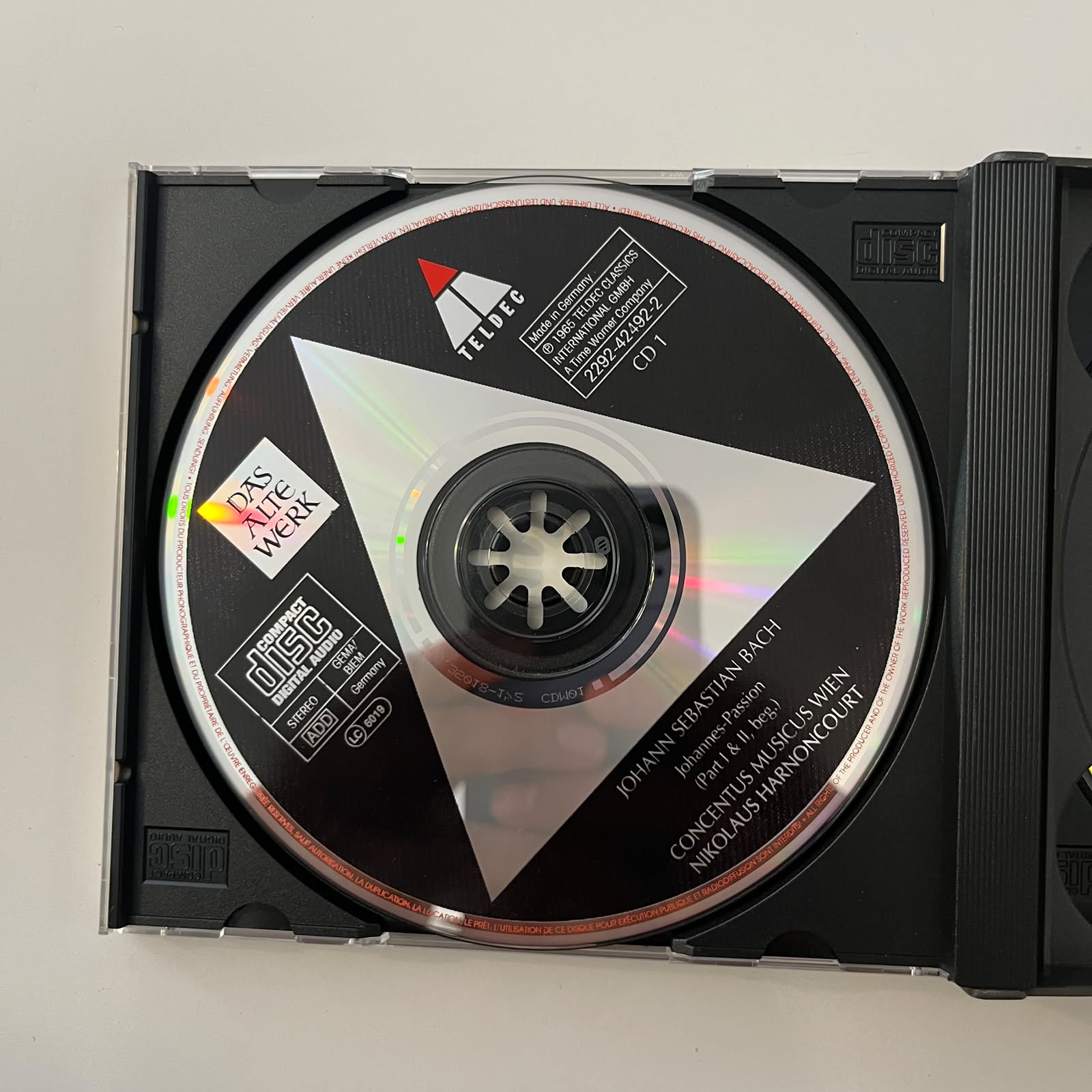 Box CD Bach - Johannes-Passion (2 CDs) - Importado - Imagem 4