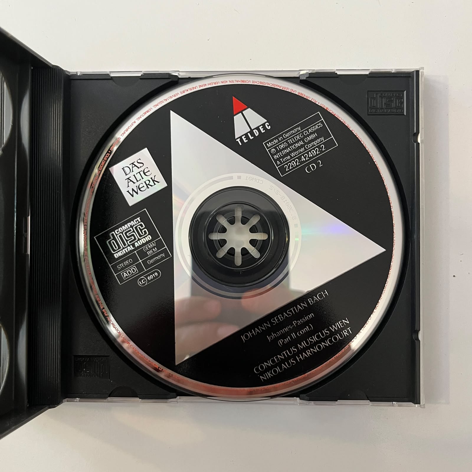 Box CD Bach - Johannes-Passion (2 CDs) - Importado - Imagem 5