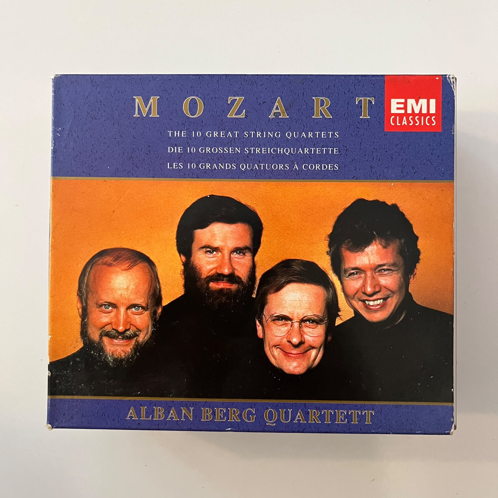 Box CD Mozart – The 10 Great String Quartets (5 CDs) - Importado