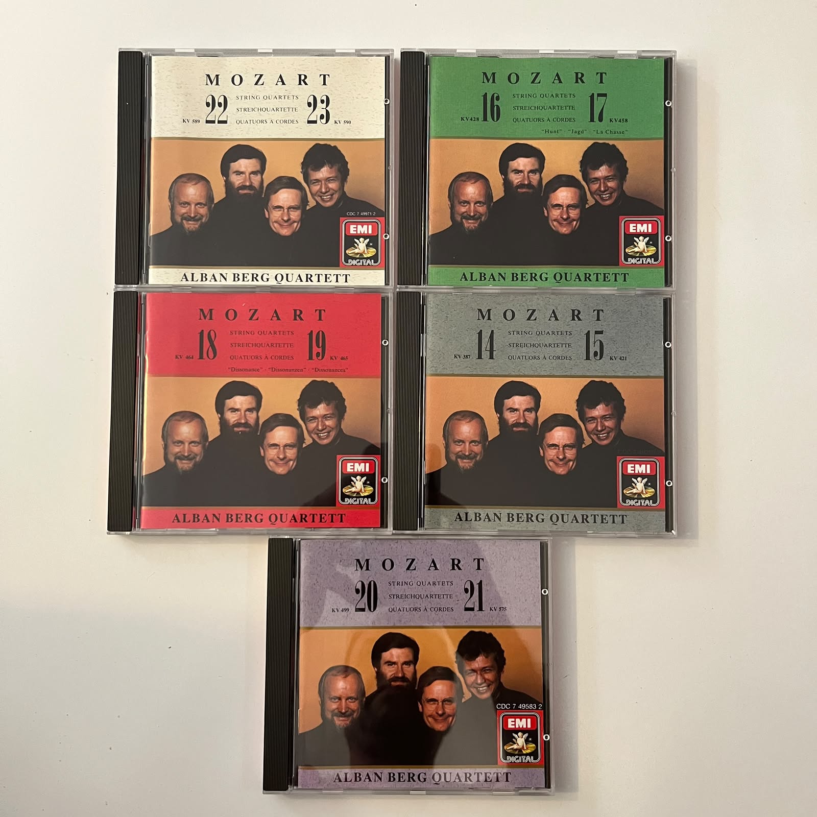 Box CD Mozart – The 10 Great String Quartets (5 CDs) - Importado - Imagem 3