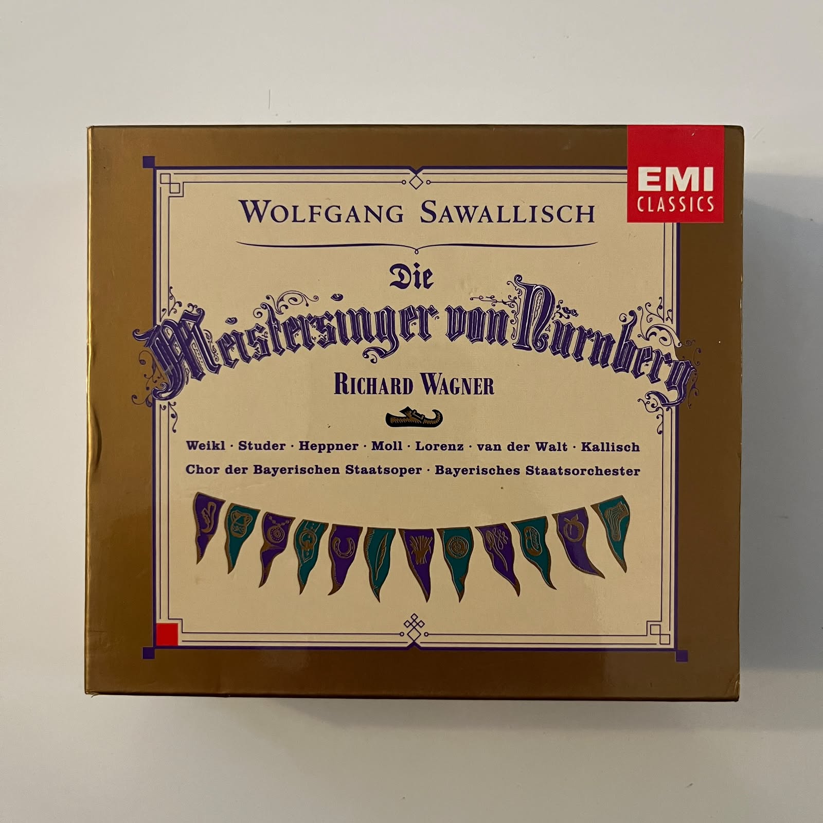 Box CD Wagner - Die Meistersinger Von Nürnberg - Reg: Sawallisch (4 CDs) - Importado