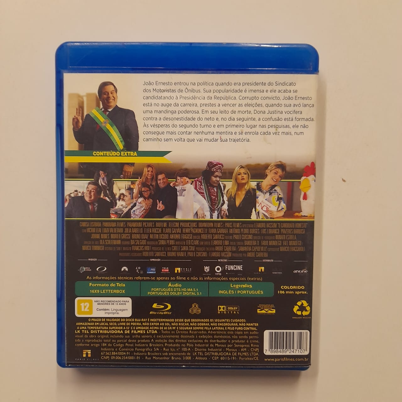 Blu-Ray O Candidato Honesto - Imagem 2