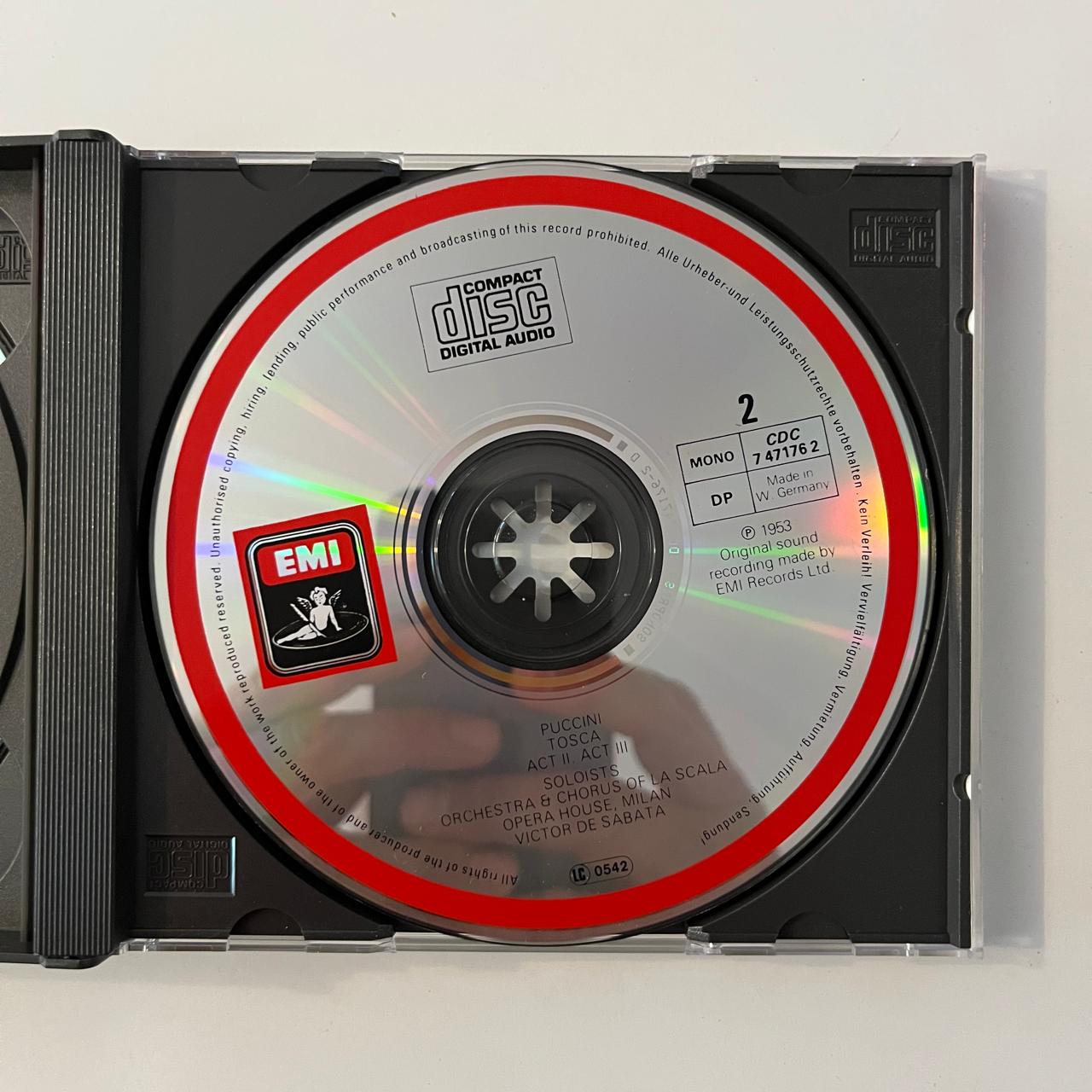 Box CD Puccini - Tosca - Maria Callas - Duplo Importado - Imagem 5