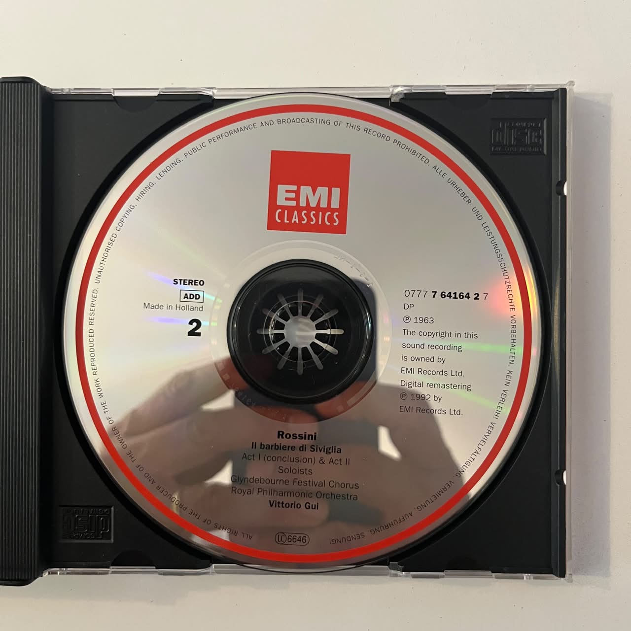 Box CD Rossini – Il Barbiere Di Siviglia - Reg: Vittorio Gui (2 CDs) - Importado - Imagem 6