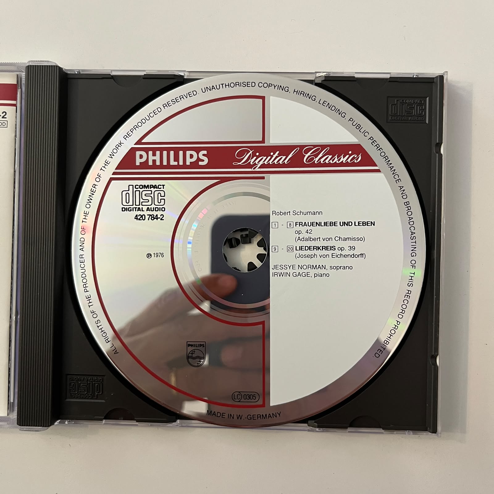 Box CD Schumann – Frauenliebe Und Leben / Liederkreis Op. 39 - Jessye Norman - Importado - Imagem 4