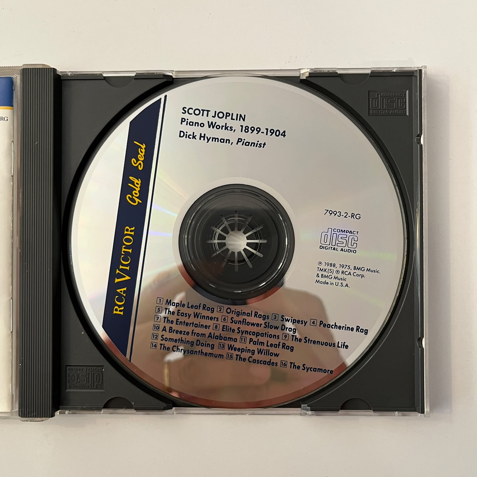CD Dick Hyman – Scott Joplin Piano Works 1899-1904 - Importado - Imagem 3