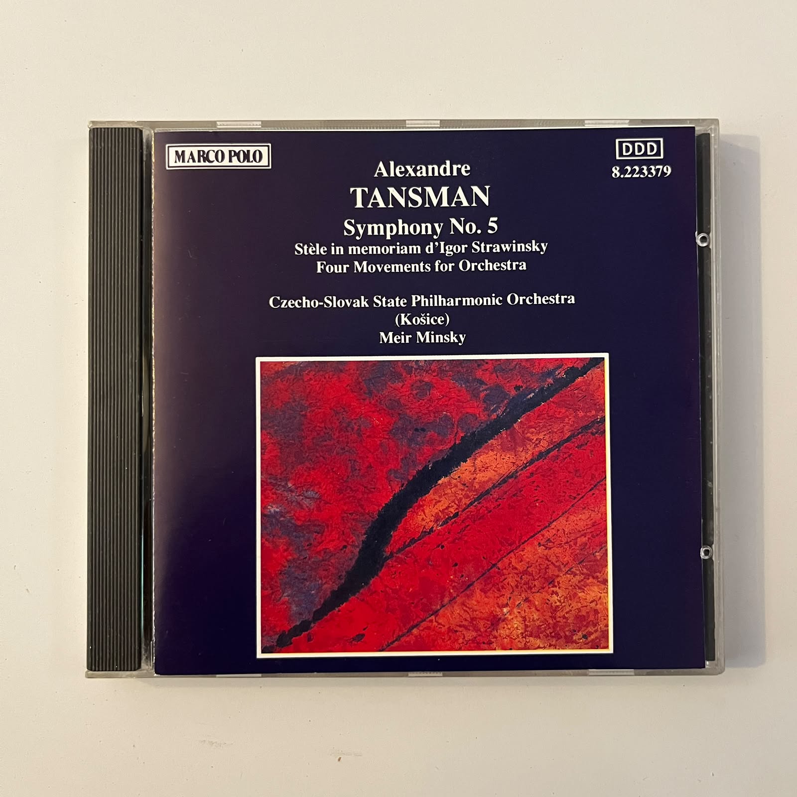 CD Tansman – Symphony No. 5 - Reg: Minsky - Importado