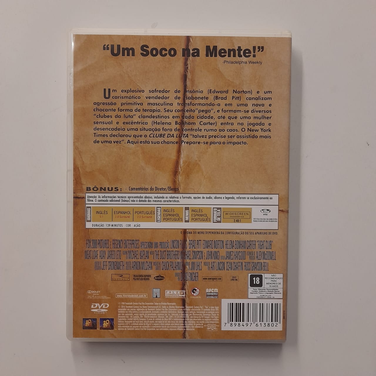 DVD Clube da Luta - Imagem 2
