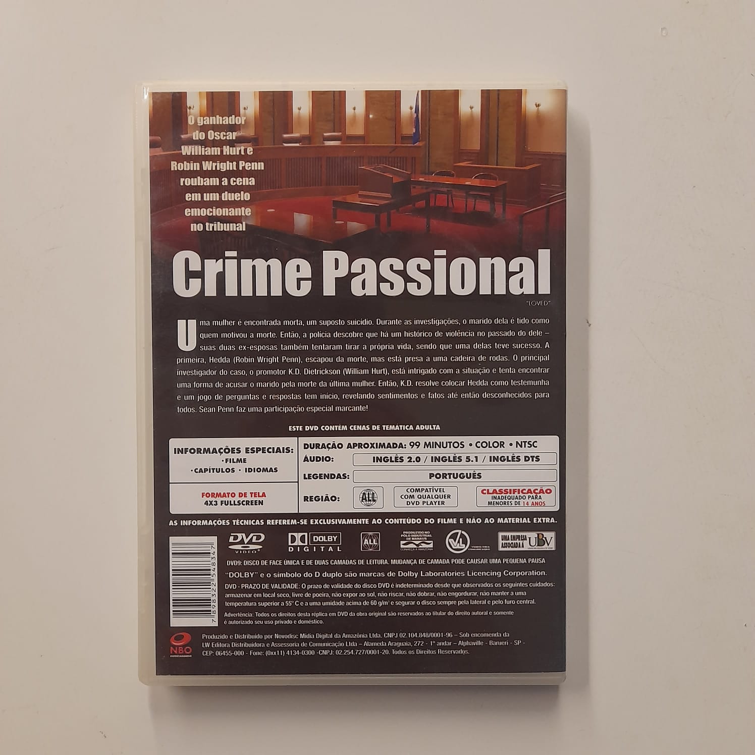 DVD Crime Passional - Imagem 2