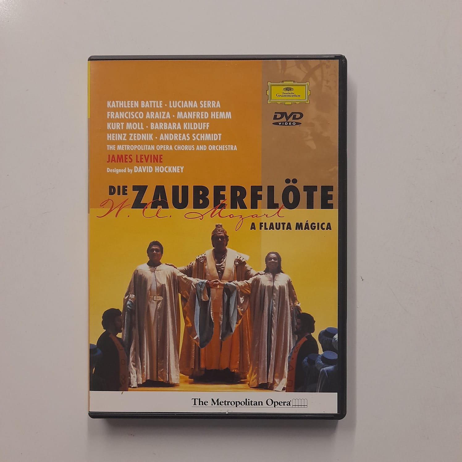 DVD Mozart - A Flauta Mágica - Reg: James Levine