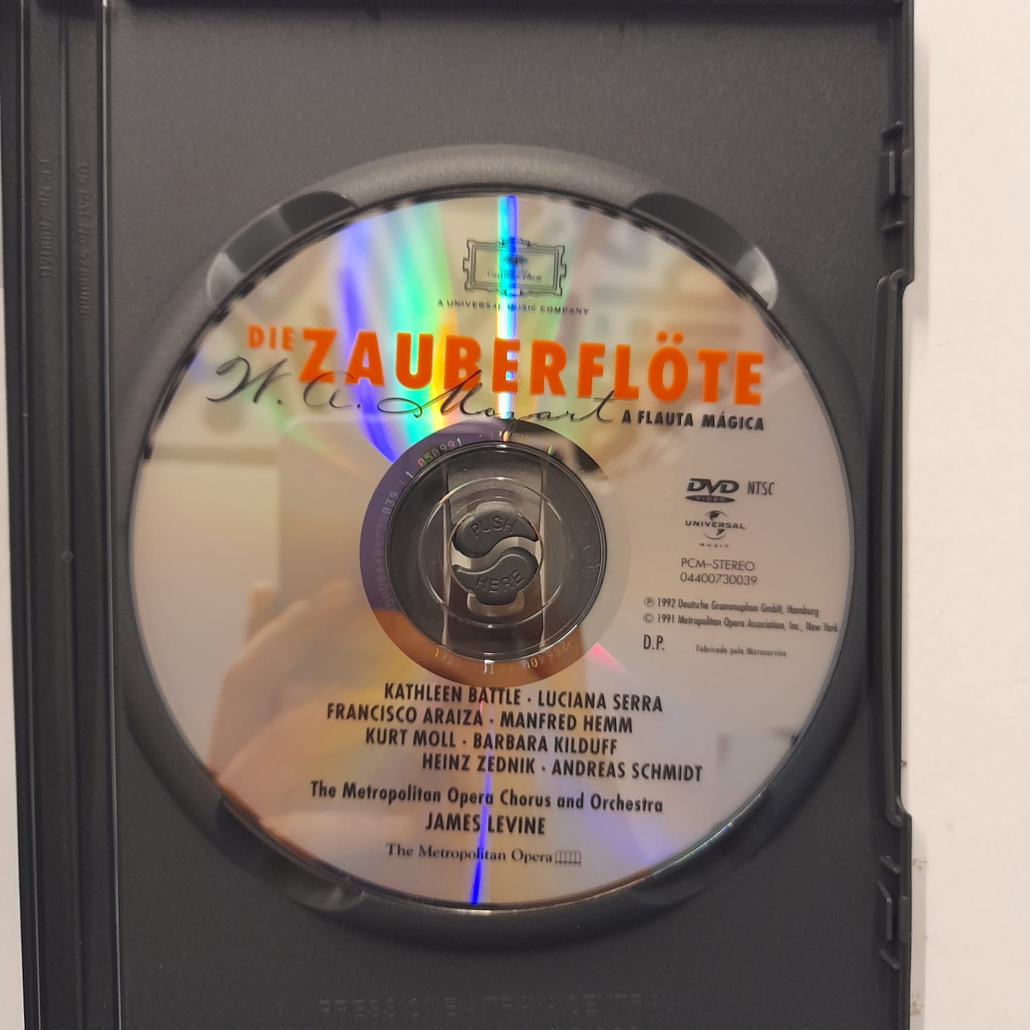 DVD Mozart - A Flauta Mágica - Reg: James Levine - Imagem 3