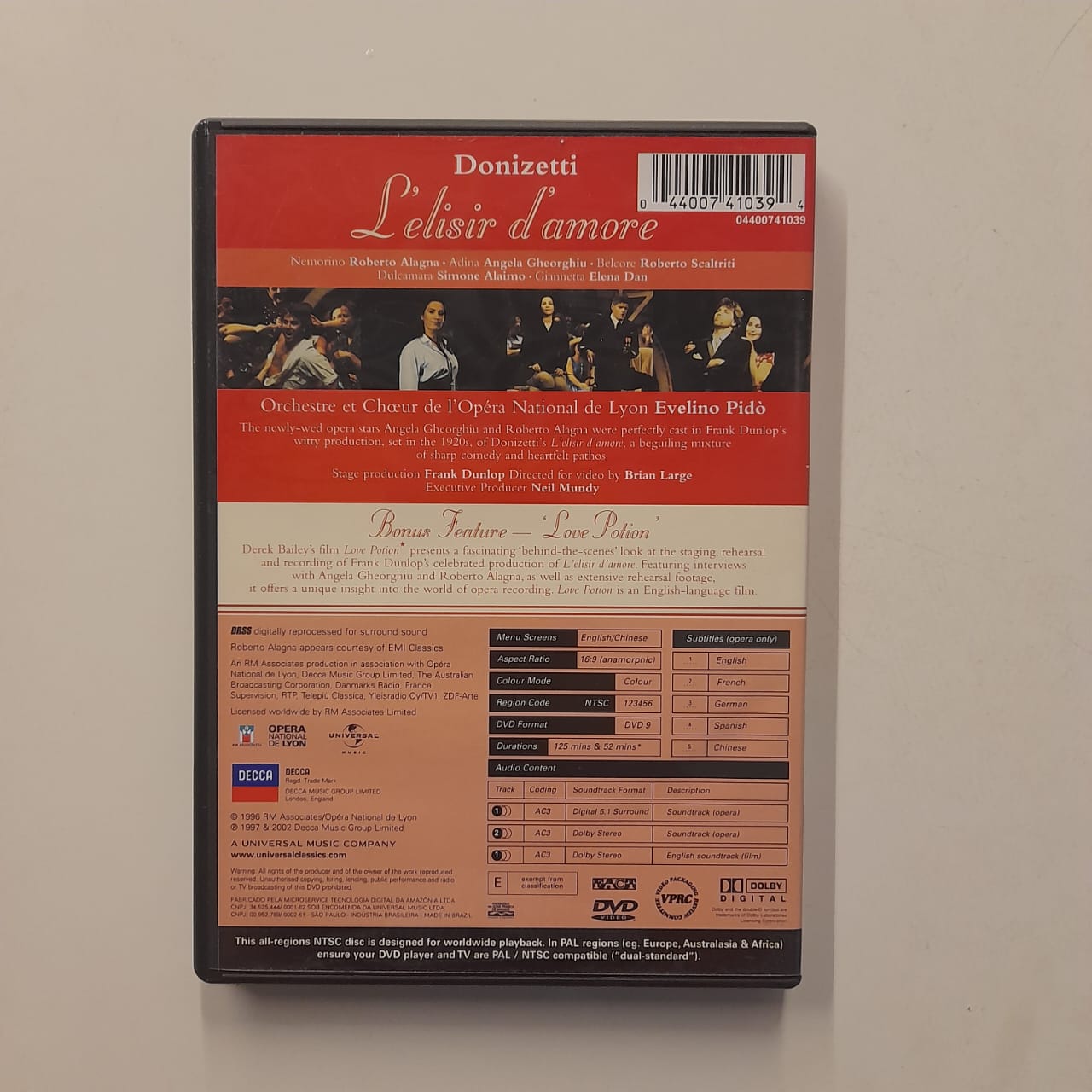 DVD Donizetti - L'elisir D'amore - Imagem 2