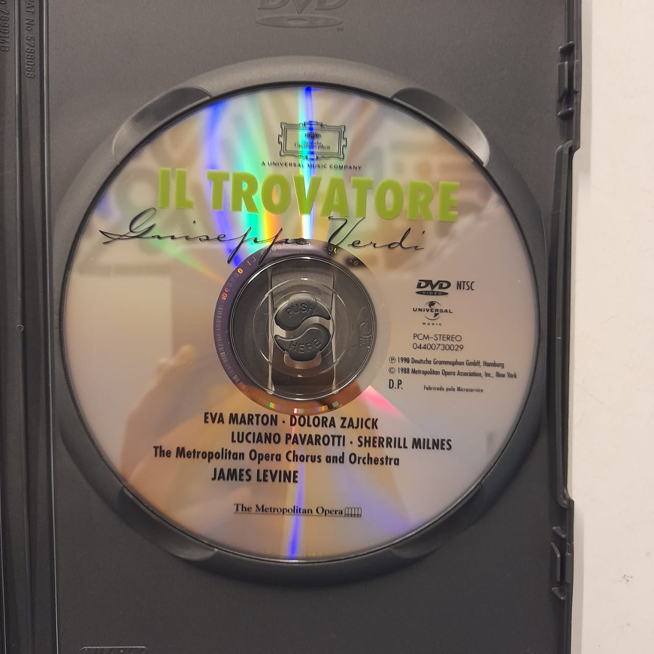 DVD Verdi - Il Trovatore - Reg: James Levine - Imagem 3