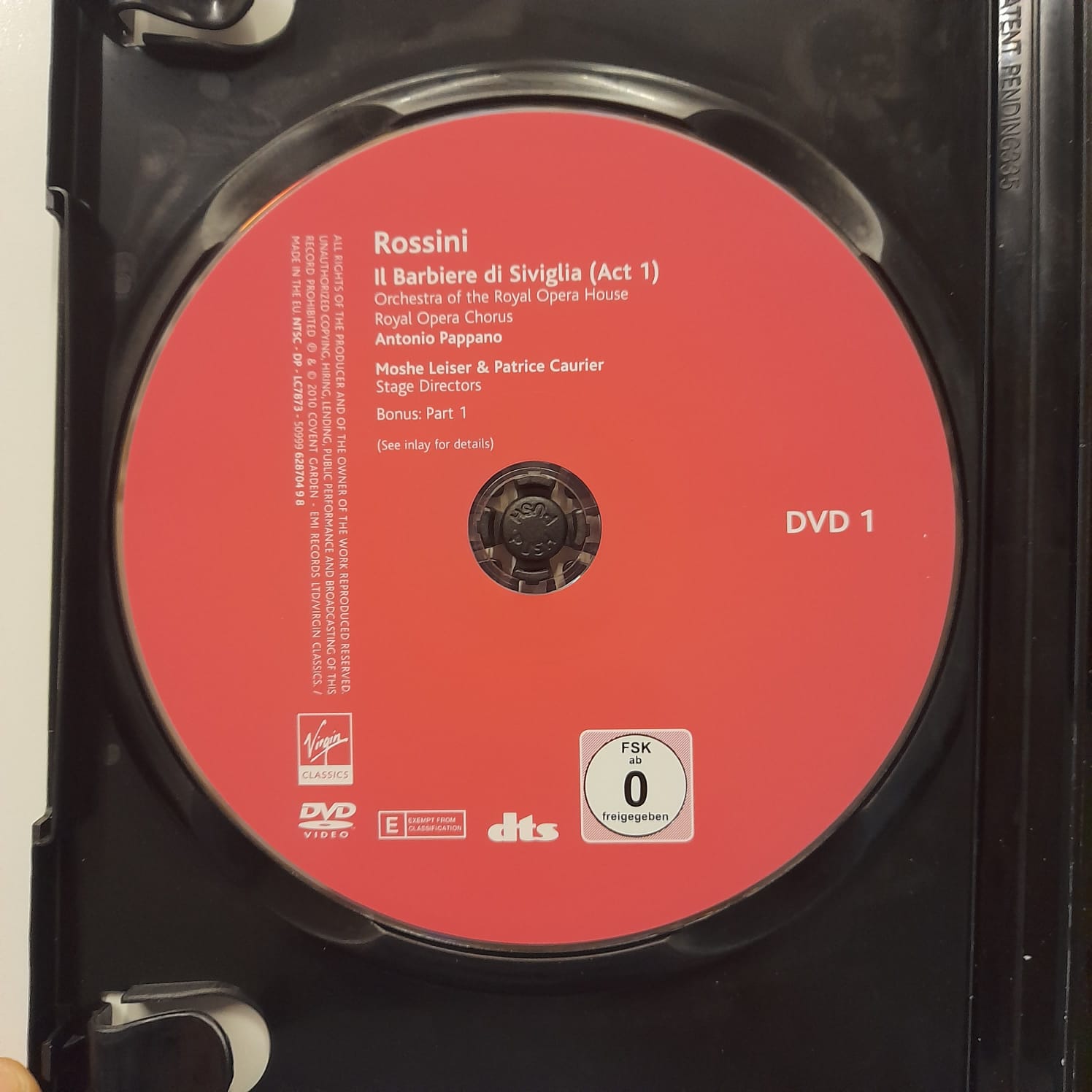 DVD Rossini - Il Barbiere Di Siviglia - Reg: Pappano - Duplo Importado - Imagem 3