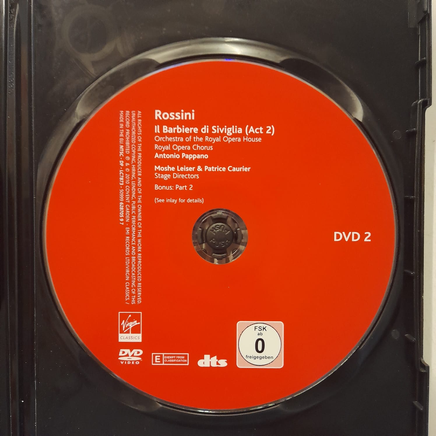 DVD Rossini - Il Barbiere Di Siviglia - Reg: Pappano - Duplo Importado - Imagem 4