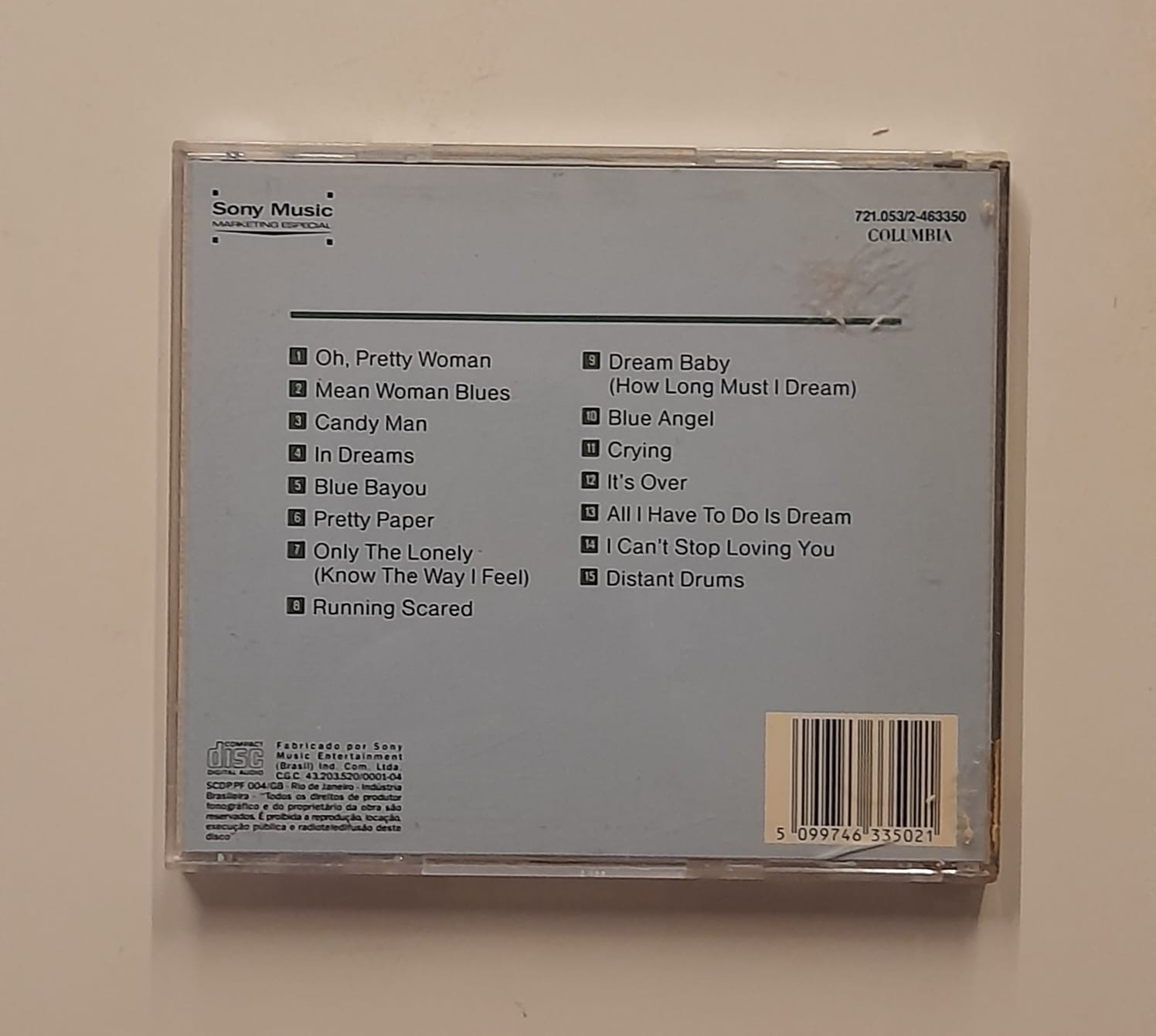 CD Roy Orbison – Pretty Woman - Imagem 2