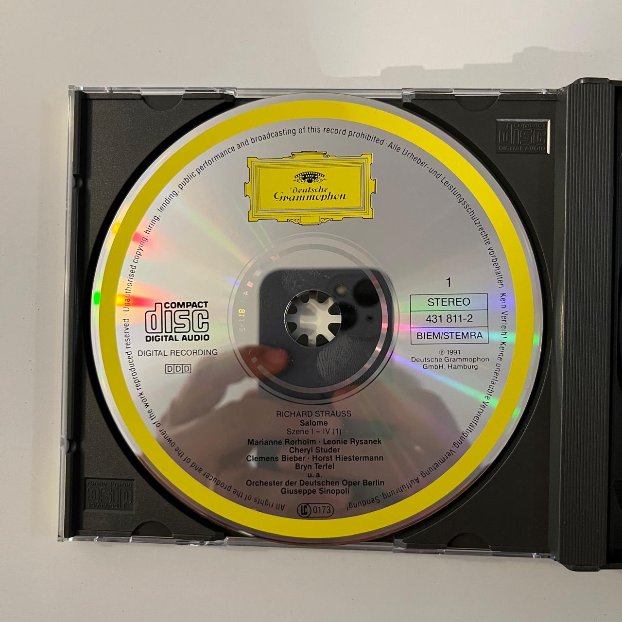 Box CD Strauss - Salome - Reg: Sinopoli - Duplo Importado - Imagem 4