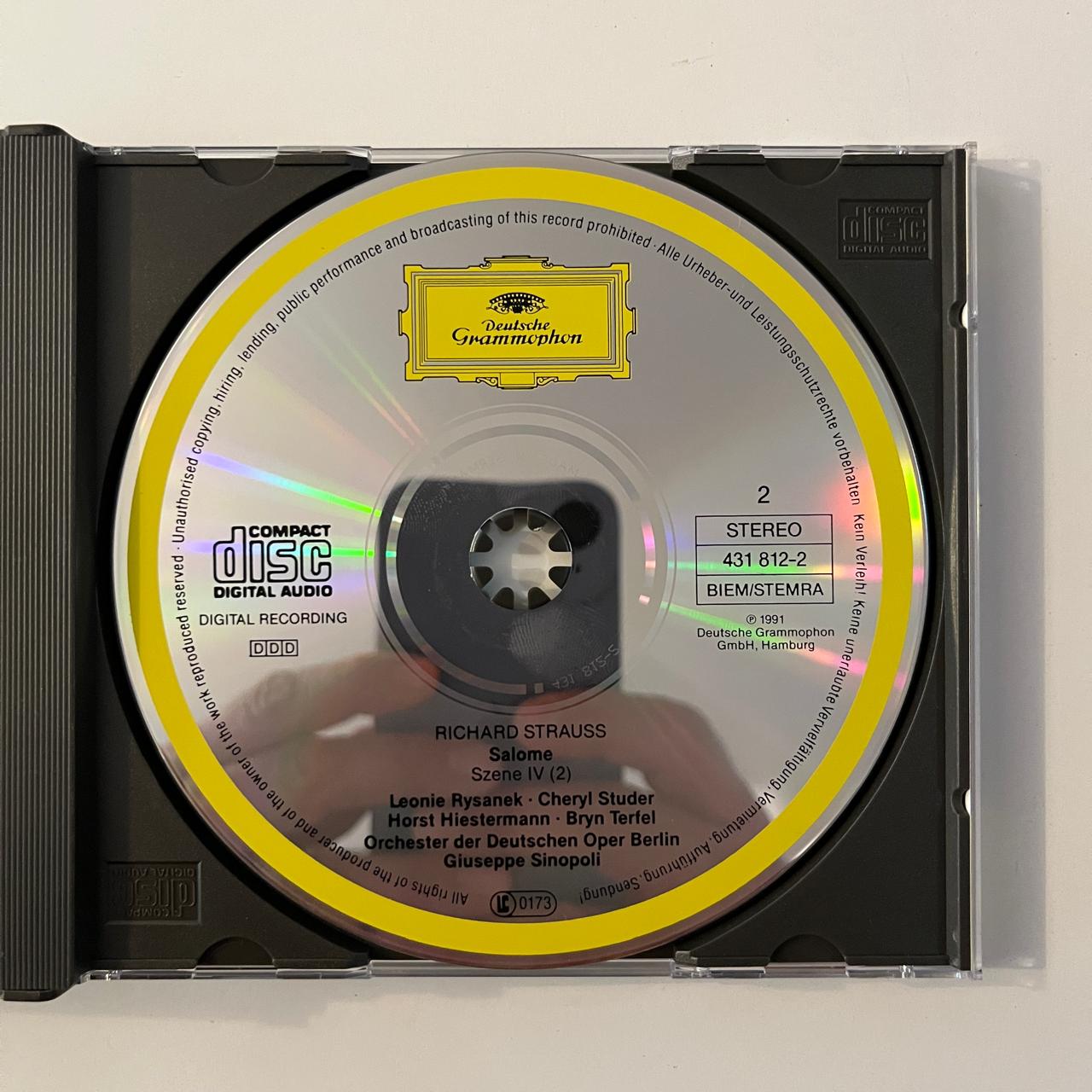 Box CD Strauss - Salome - Reg: Sinopoli - Duplo Importado - Imagem 3